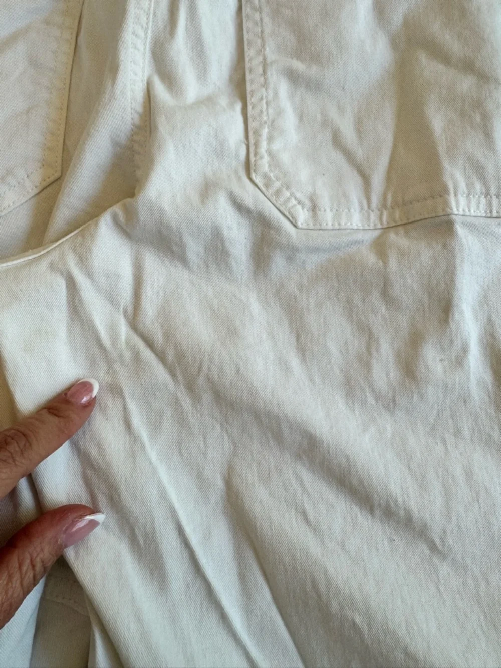 Banana Republic White Cargo Utility Pants 2P